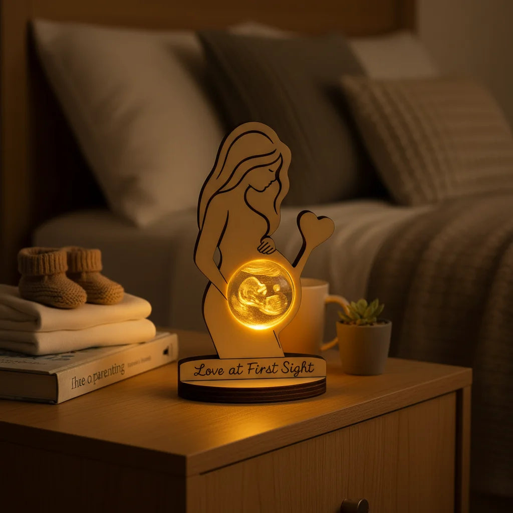 LumaNest Personalized Crystal Lamp™